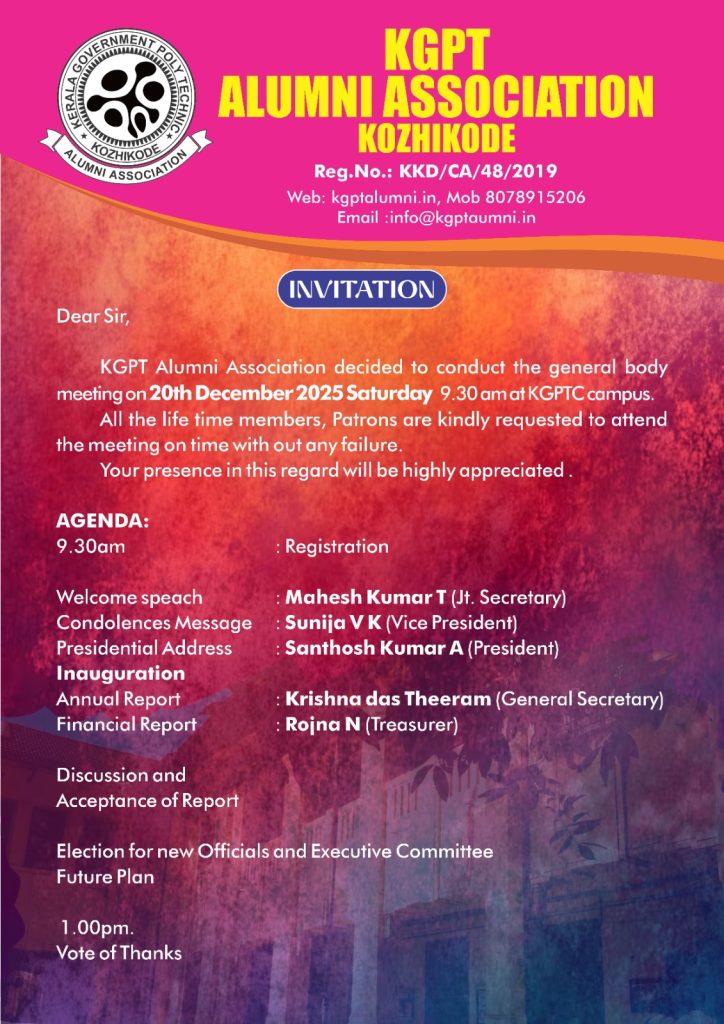 General Body Meeting 2025